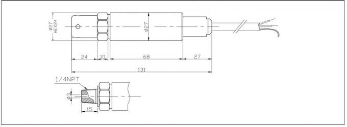 BH93420-IT-Serie Wasserstandsübertrager 4-20ma Ölbehälterstandssensor mit Gewinde 0